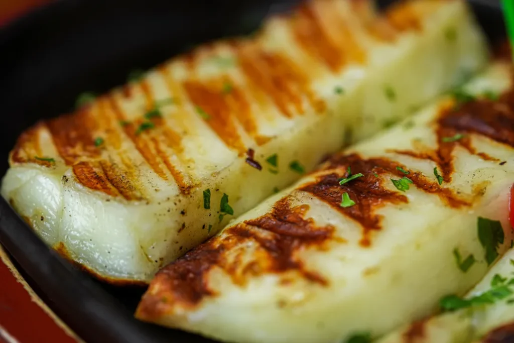 Grilled Provolone Cheese